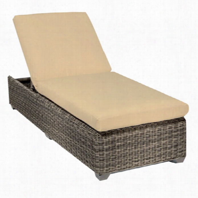 Tkc Cape Cod Wicker  Patio Lounges In Sesame