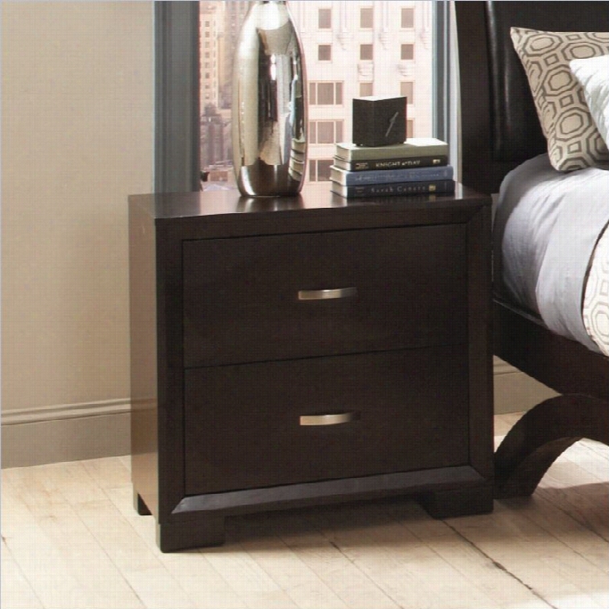 Trent Home Astrid Nightstand In Espresso Finish