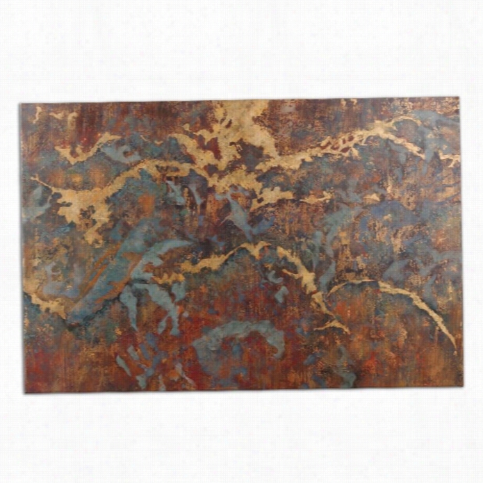 Uttermost Stormy Night Hand Painted Abstrac Twall Art