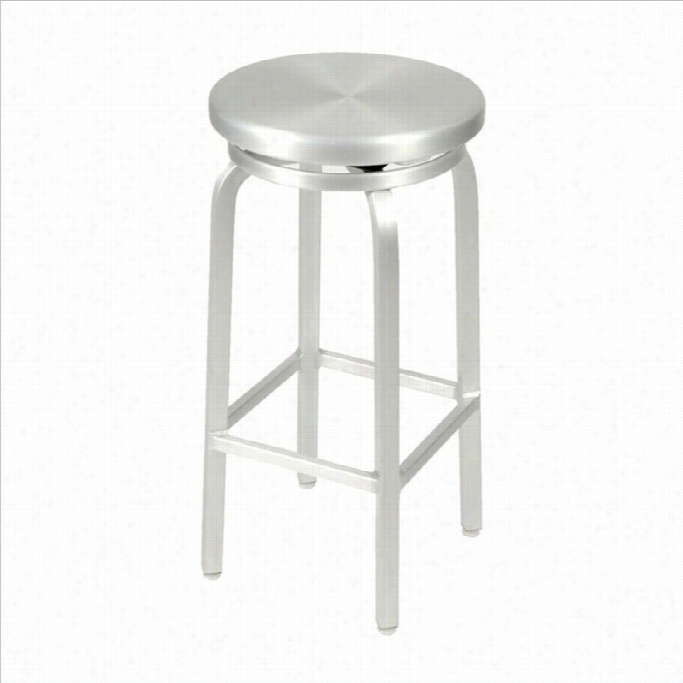 30 Bar Stool In Aluminum