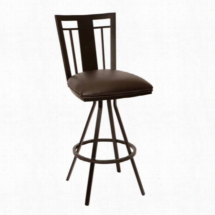 Armen Livin Gcleo 30 Transitional Bar Stool In Coffee