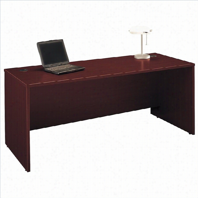 Bush Bbf Series C 7w Desk Shell In Mahogany