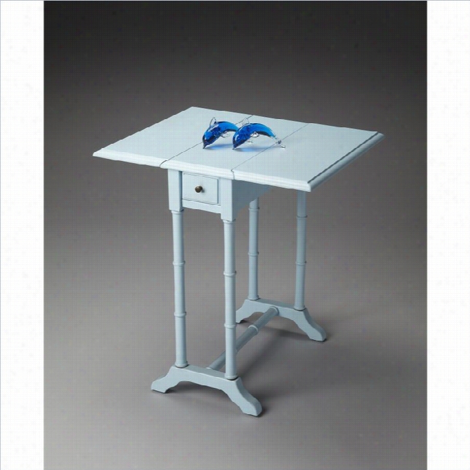 Butler Specialty Masterpiece Drop-leaf Table In Baby Blue