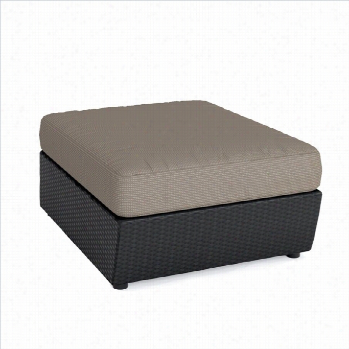 Corliving Seattle Patio Ottoman In Tsxturedb Lack Weave