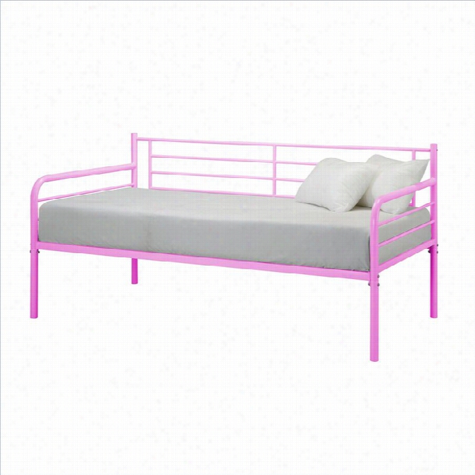 Dhp Metal Twin Daybed In Pink