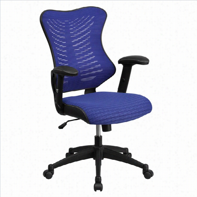 Flash Furniure High Back Mesh Office Chair In Blue