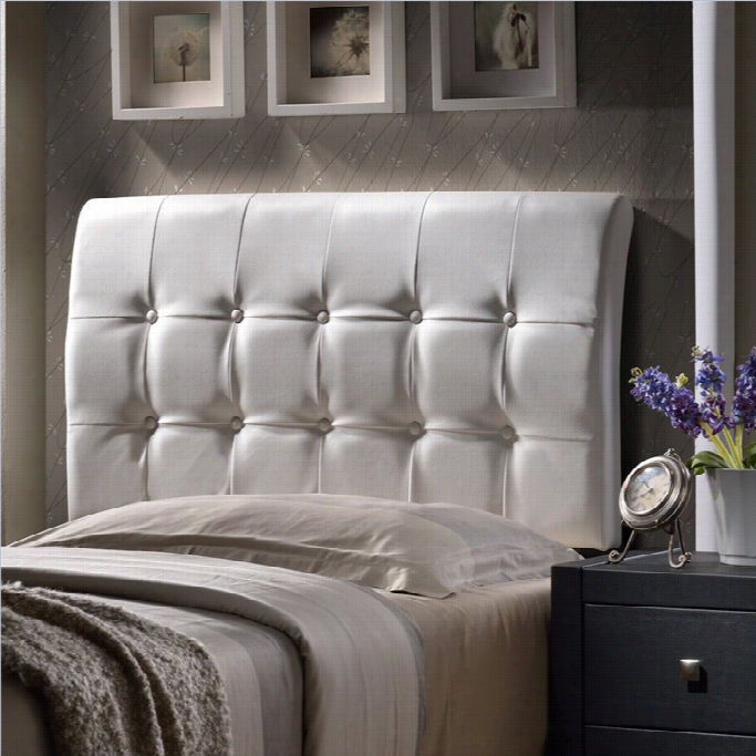 Hillsdale Lhsso Tufted Panal Headboard In White-king