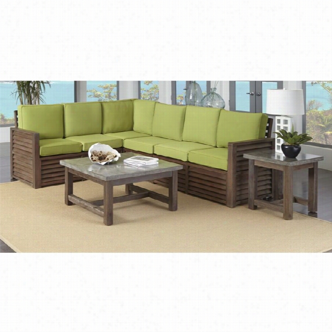 Close Styles Barnside 3 Piece Outdoor Sofa St In Green Appple
