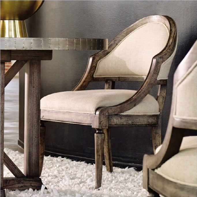 Hooker Furnitur Melan Ge Bentley Upholstered Dining Chair In Weathered Natural
