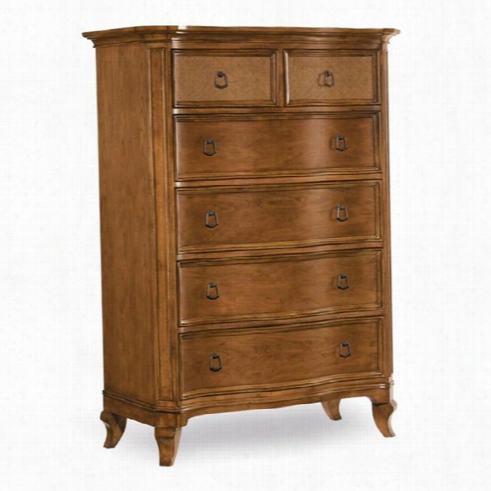 Ho Okre Furniture Windward Six Drawer Chest In Lgiht Brown Cherry