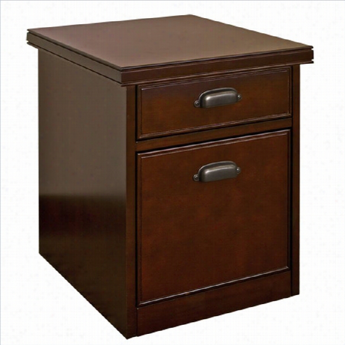 K Athy Ireland Close By  Martin Tribeca Loft 2 Drawer Mobile Latdral Wlod File Cabinet In Cherry