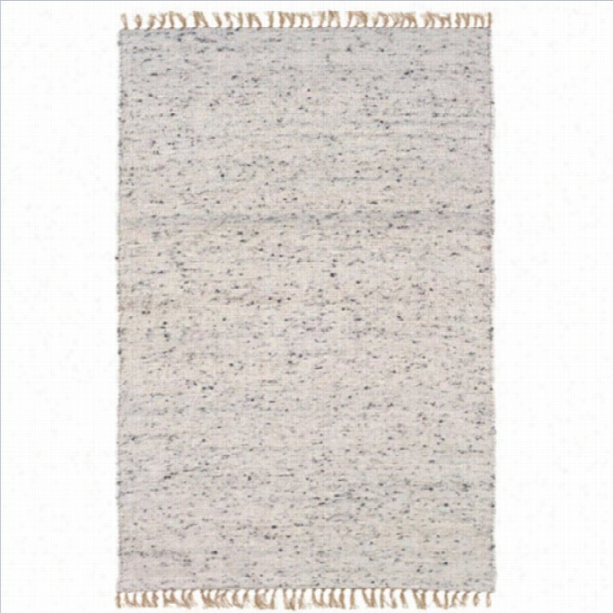 Linon Rugs Verginia Berber Rectangular Area Rug I Natural And Black-1'1 X 2'10