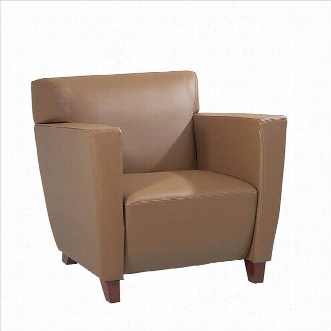 Office Star Furniture Leather Club Chair Ij Tan