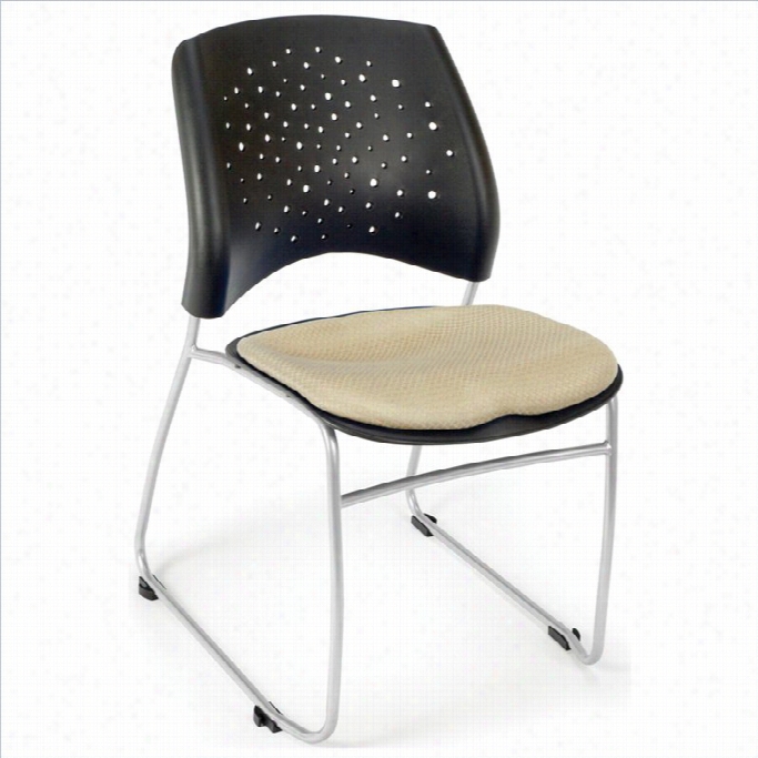 Ofm Star Stack Sttacking Chair In Khaki