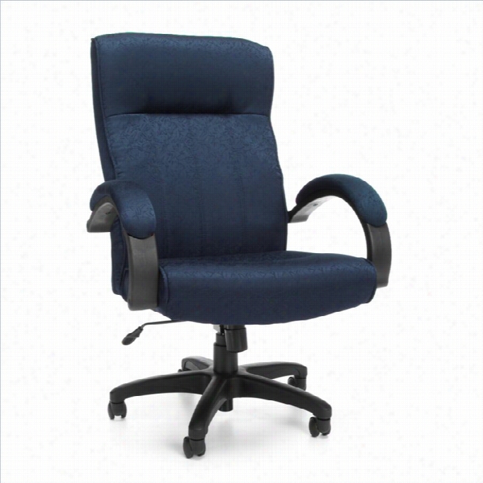 Ofm Stature Series Executiev High Back Conference Office Chair In Navy