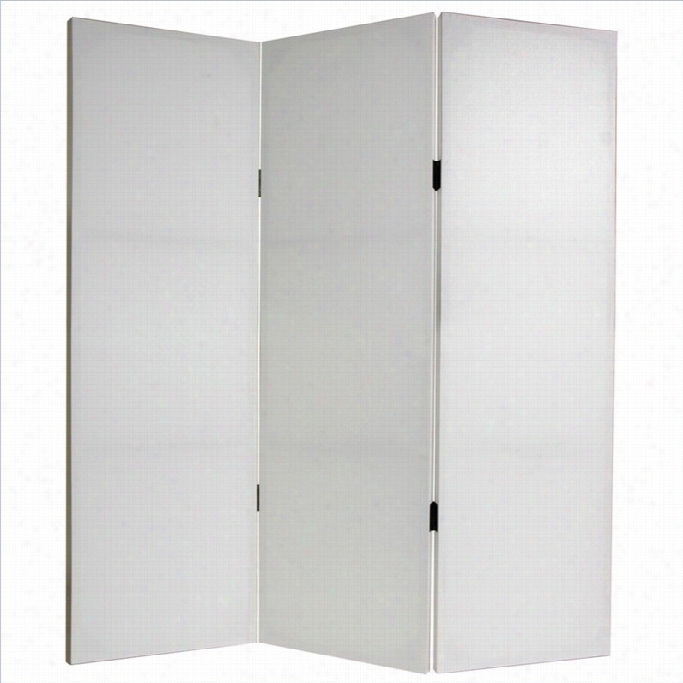 Oriental Furn Iutre 4' Tall Do It Yourself Canvas Room Divider In White