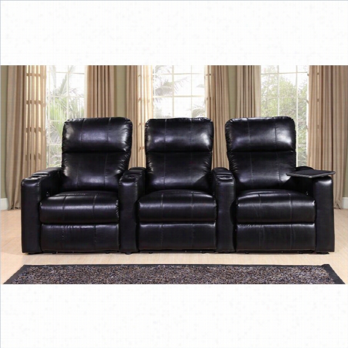 Pri Larson Power Recliner Home Theater Eating In Black