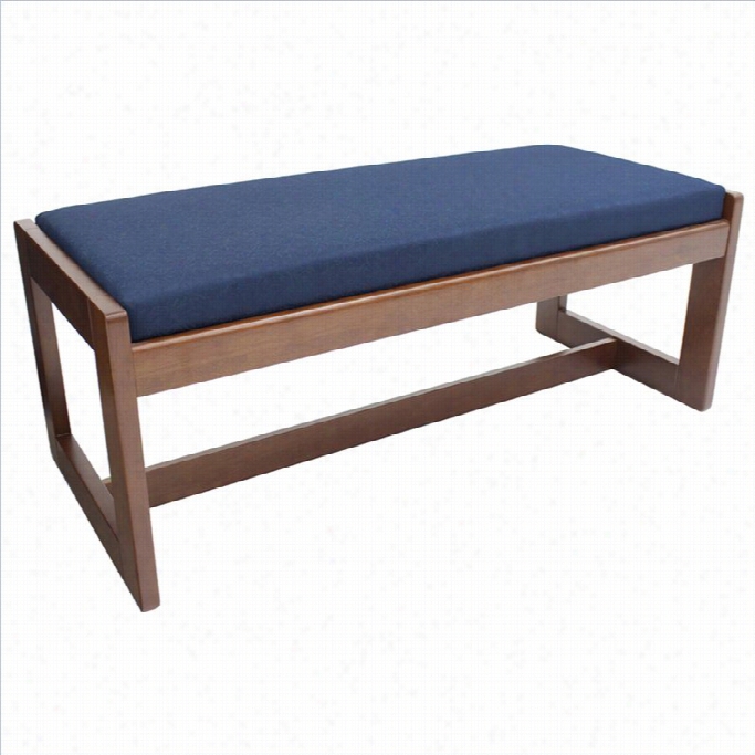 Regency Belcinoo Double Seat Bench In Cherry And Blue