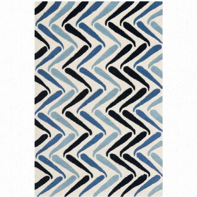 Safavieh Sooh Accent Rug In Ivory / Blue