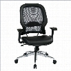 Office Star 335 Series Air Grid Back Office Chair with Eco Leather Seat