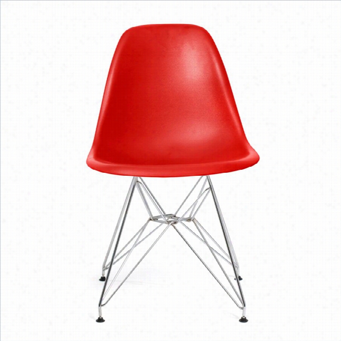Aeon Furniture Paris Dining Chair In Matte Red (set Of2 )