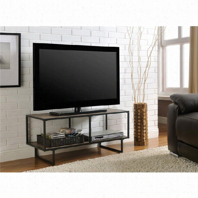 Altra Furniture Emmett 1 Shelf Tv Stand Coffee Table In Sonoma Oak