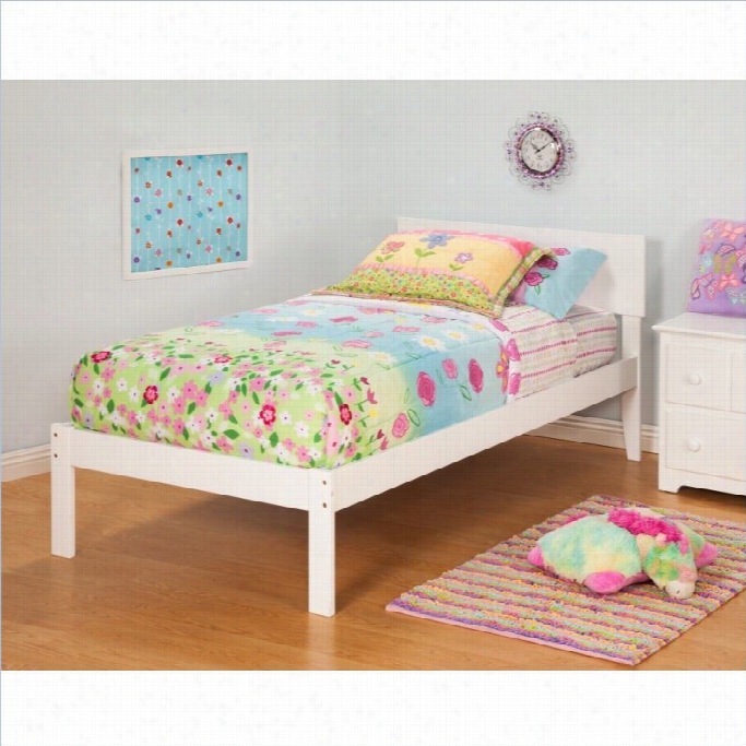 Atlantic Equipage Orlando Bed With Trundle In Whitte Finish