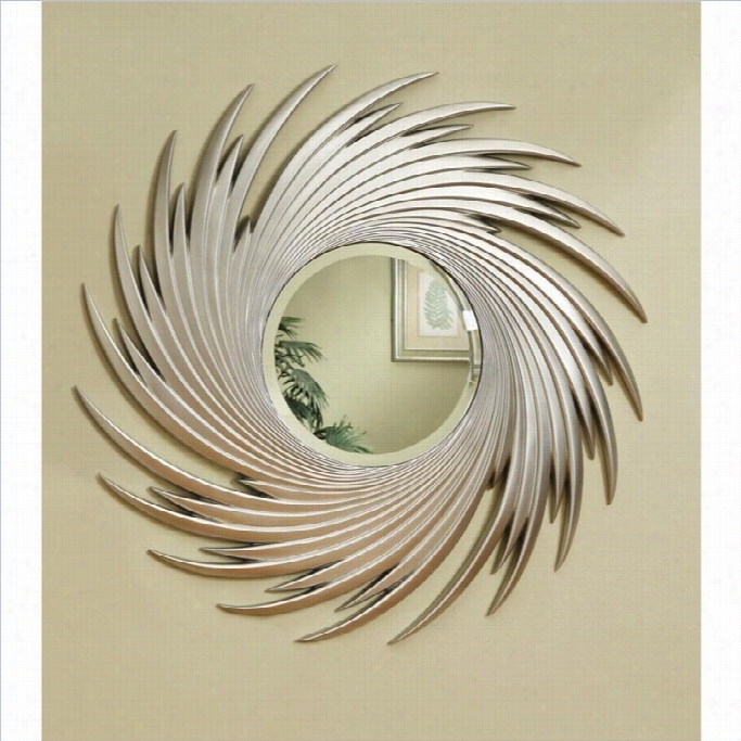 Coaster Round Spiral Accent Mirror