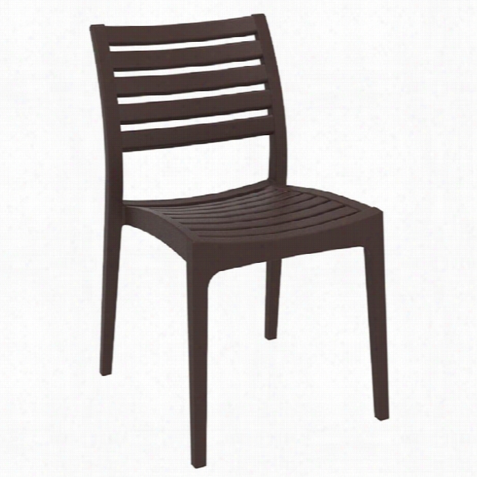 Compamia Ars Outdoor Dining Chair In Brown