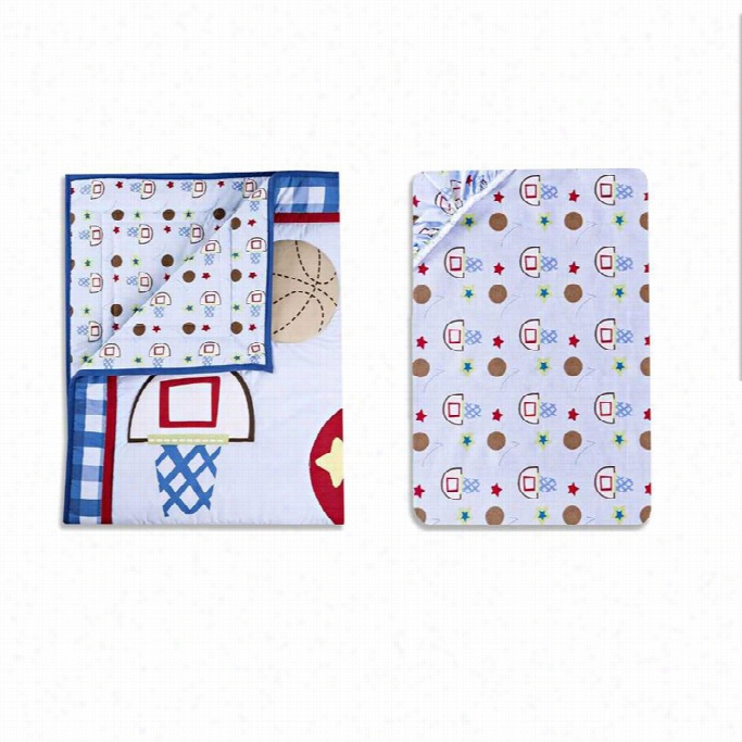 Dream On Me All-star Athlete 2-piece Crib Bedding Regulate