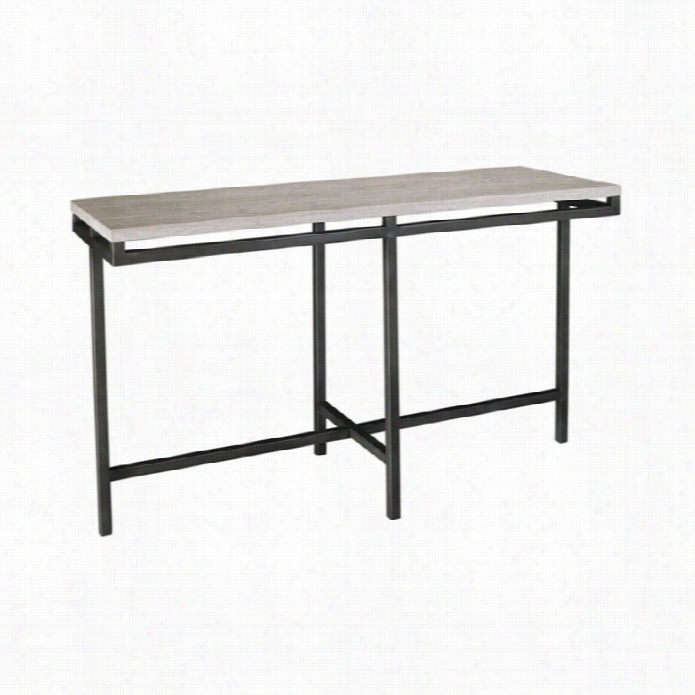 Hammary East Park Sofa Table In Gunmetal