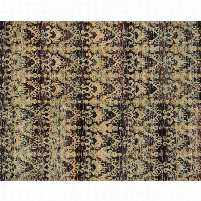 Loloi Giselle2 ' X 3' Hand Knotted Silk Rug In Terra