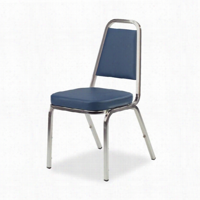 Lorell 8925 Vinyl Upholstere D Stacking Chair