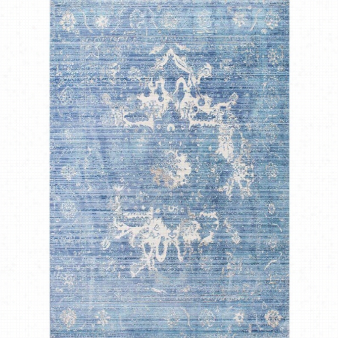 Nuloom 9' X 12' Vintage Sarita Rug In Unilluminated Blue