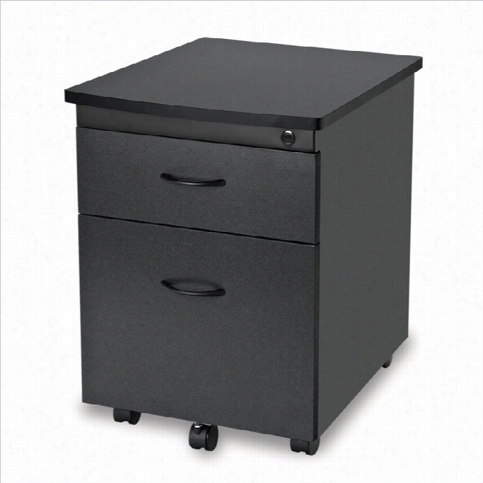 Ofm Mobile Pedestal File Box In Graphite