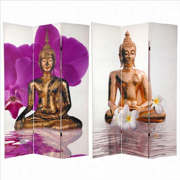 Oriental Double Sided Thaibuddha Room Divider
