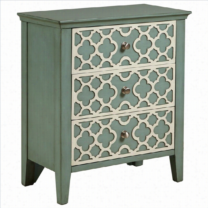 Pri Drawer Accent Chest In Sseafoam