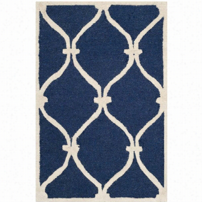 Safavieh Cambridge Navy Transitional Rug - 2'6 X 4'