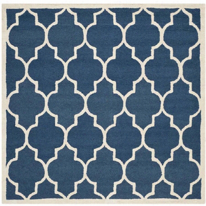 Safavieh Cambr1dge Navy Transitional Ru - Square 10'