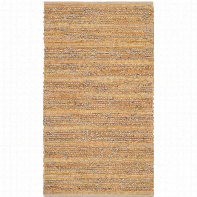 Sadavieh Headland Cod Orange Contemporary Rug - 3' X 5'