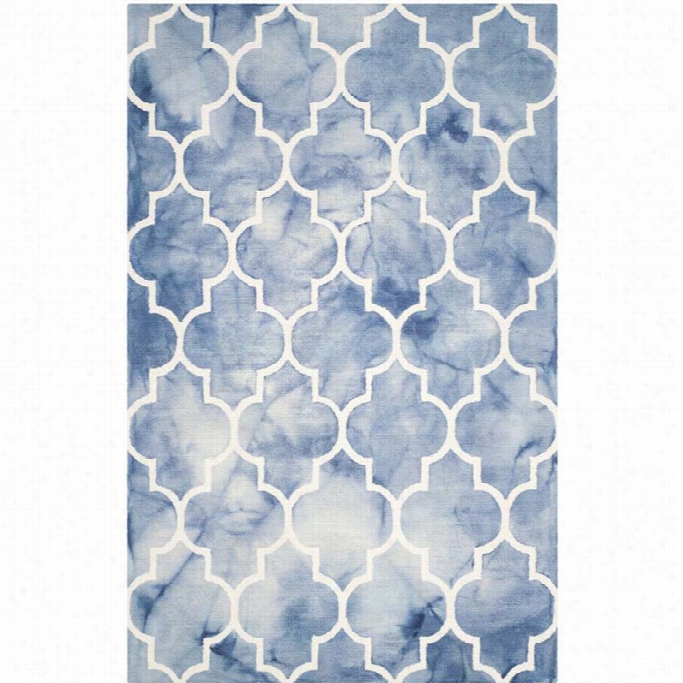 Safavieh Dip Dyed Blue Contemorary Rug - 6' X 9'