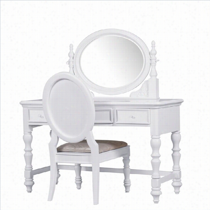 Samuel Lawrence Furniiture Sweetheart Idle Show Mirror In White