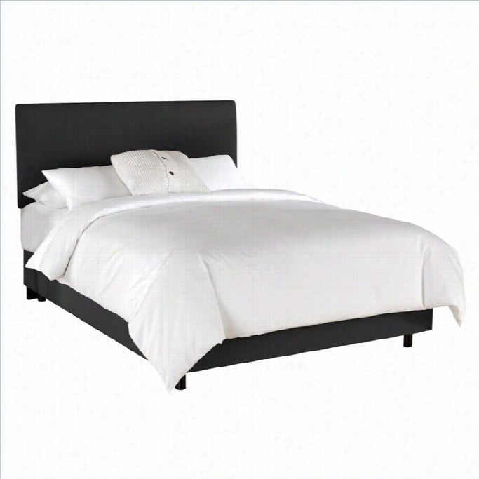 Sky Cataract E Furniture L Ine Nslipcover Bed In Black-king