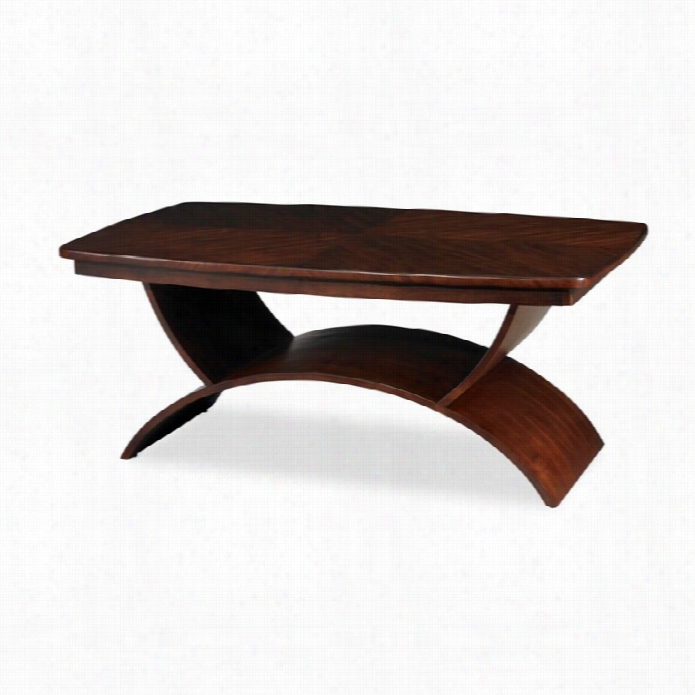 Somert On Cirque Coffee Table In Sotf Merlot