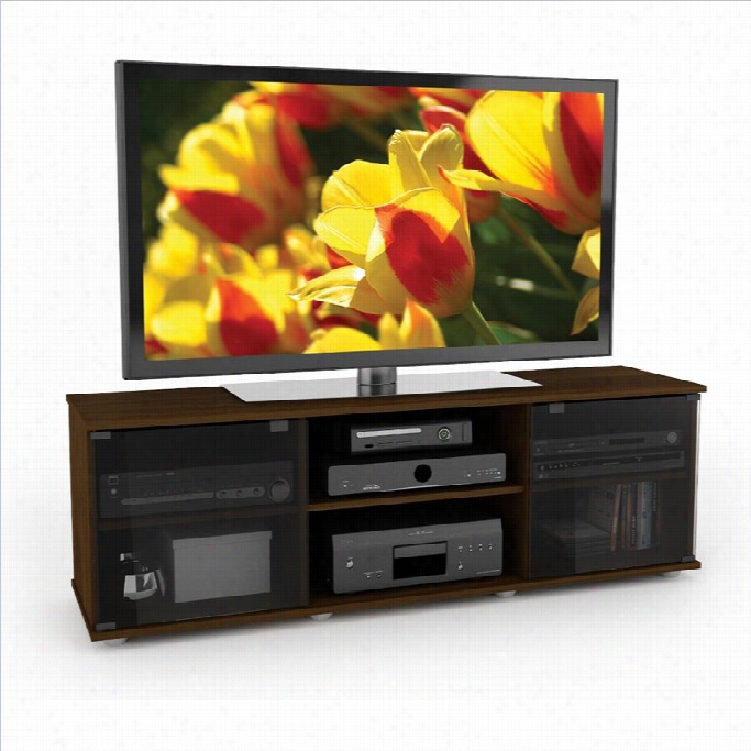 Sonax By Corliving Fiji 60 Tv Stand In Urban  Maple