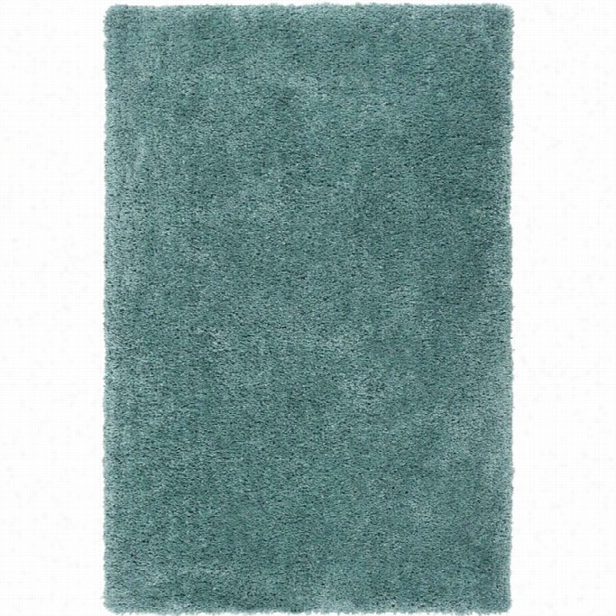 Surya Goddess 8' X 10'6 Hand Woven Rug In Blue And Green