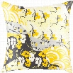 Surya Geisha Down Fill 22 Square Pillow in Yellow