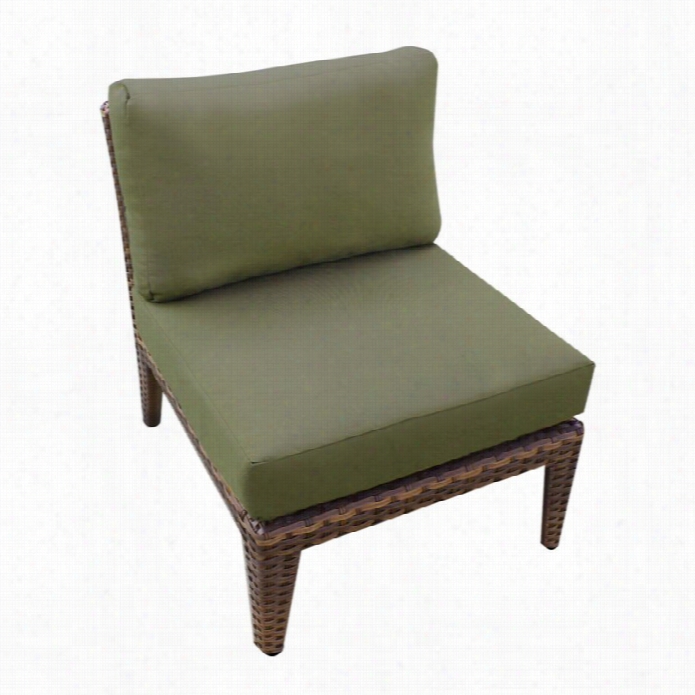 Tkc Manhattan Outdoor Wicker Chair In Cilantro