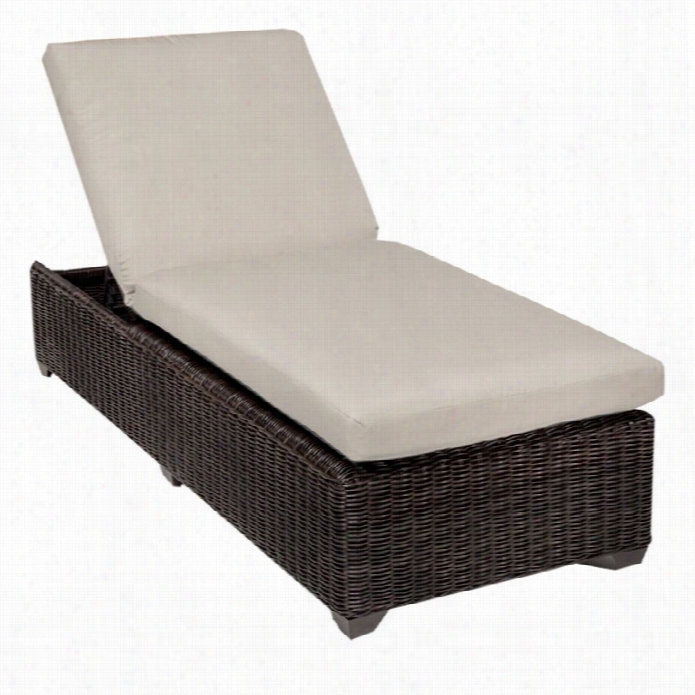 Tkc Venice W Icker Patio Lounges In Beige