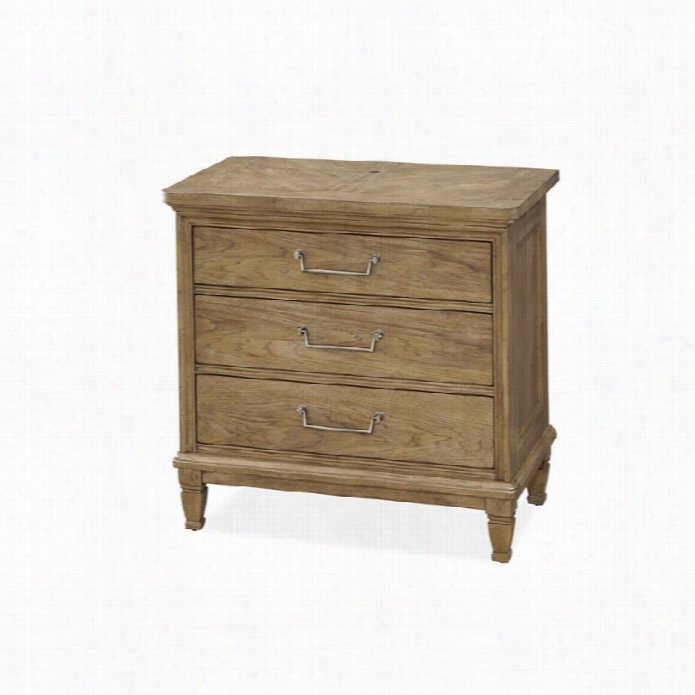 All Furniture Moderne Muse Nightstand In Bisque